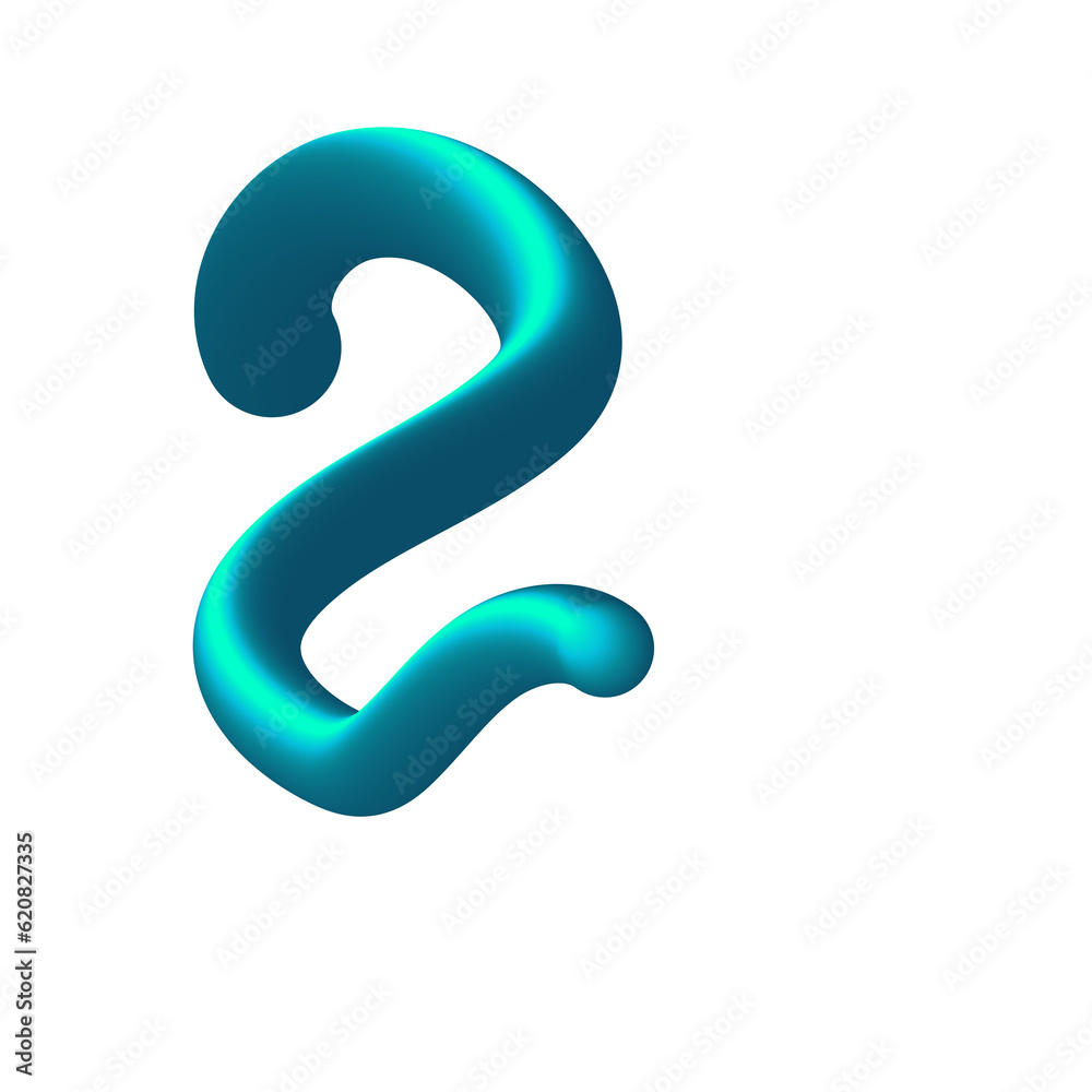 Abstract Line 3D Gradient Abstract Line 3D Gradient