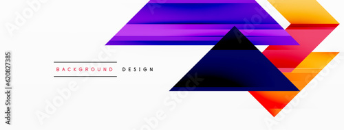 Visually striking background design featuring dynamic geometric lines and arrows. This captivating composition combines movement and precision, creating an engaging and visually appealing graphic