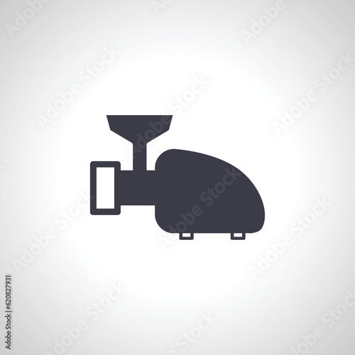 Meat grinder icon. Meat grinder icon.