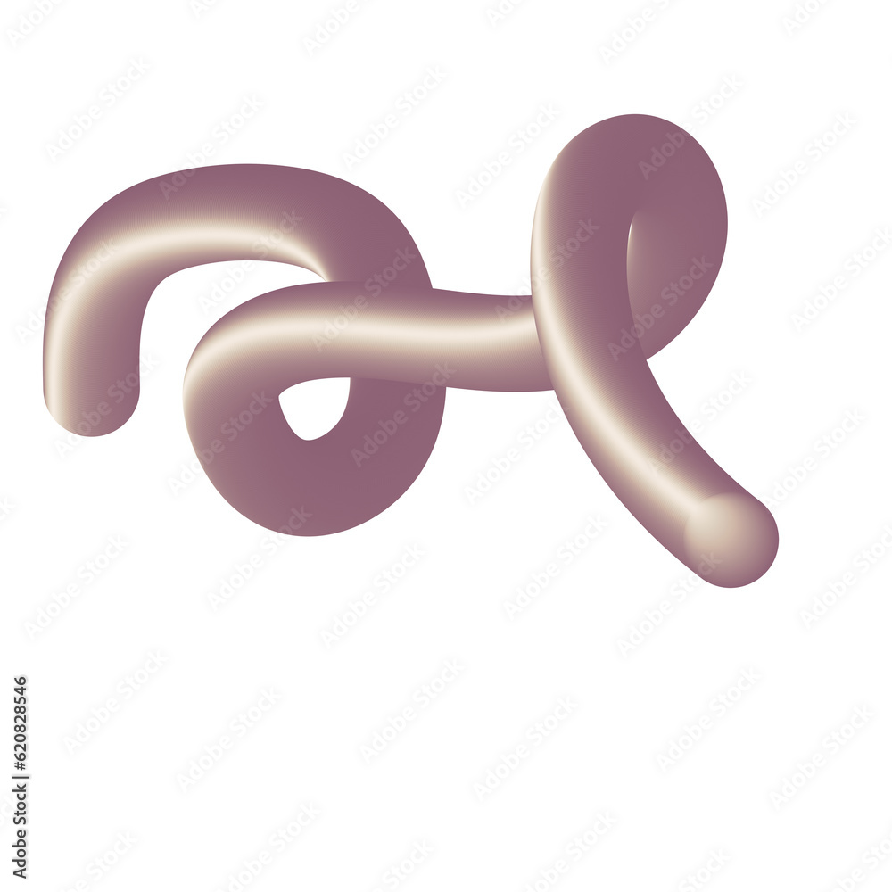 Abstract Line 3D Gradient Abstract Line 3D Gradient