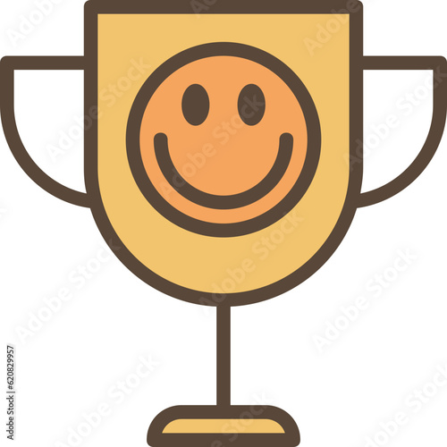 Award icon, Accessories simple cartoon style.