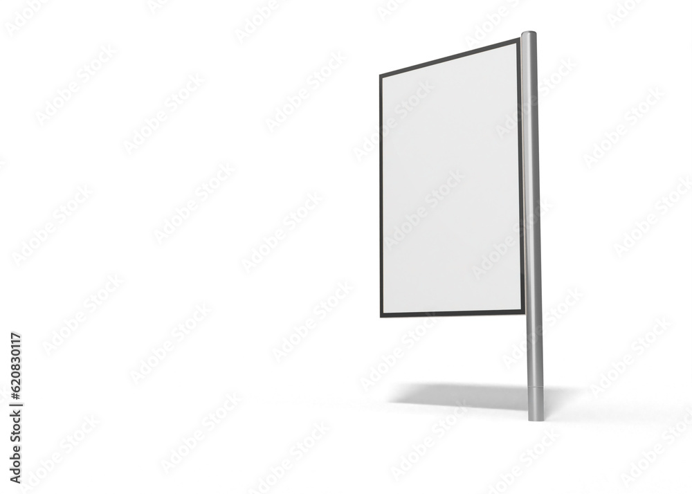 Advertising panel mockup Advertising panel mockup