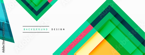 Abstract vector design blends triangles, hexagons, and circles, creating a harmonious composition of geometric shapes that's visually captivating