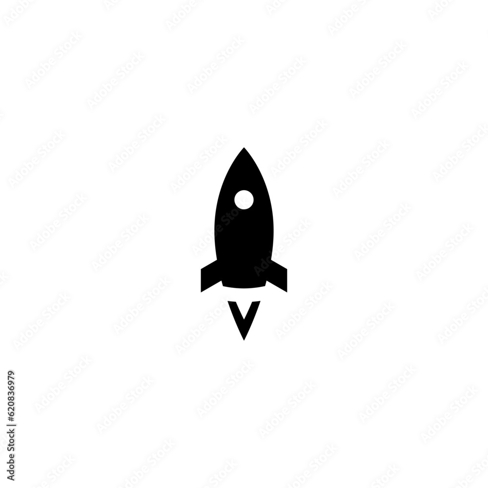 Rocket Launched Icon Logo Template Illustration Design Rocket Launched Icon Logo Template Illustration Design