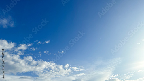 Blue gradient clouds summer beauty soft white background with clear clouds in sunshine calm bright winter weather vivid turquoise landscape in surroundings