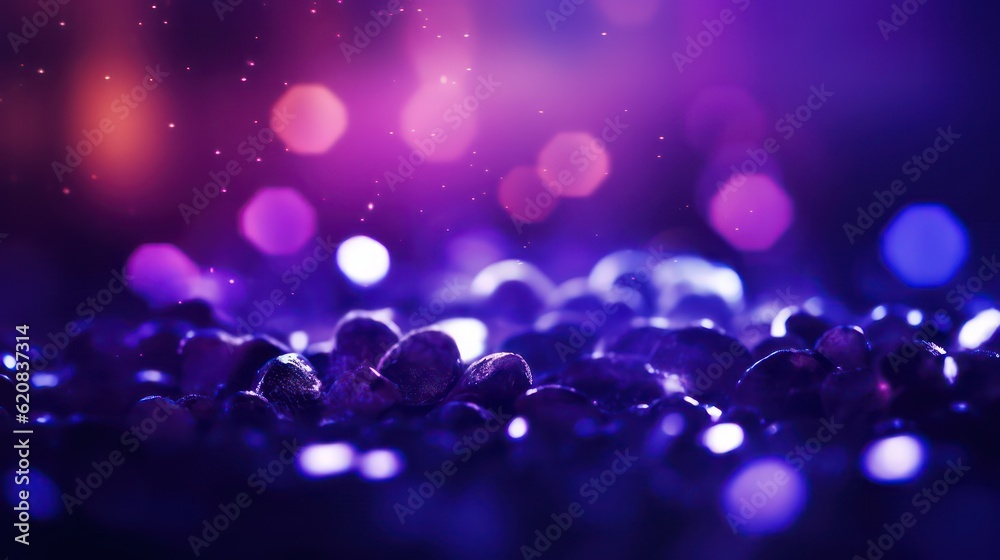 dark purple bokeh glitter shinning background