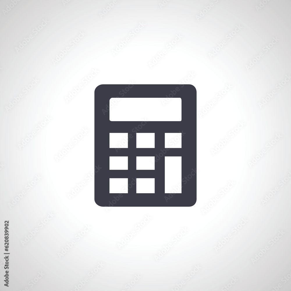 Calculator icon. Calculator isolated icon Calculator icon. Calculator isolated icon