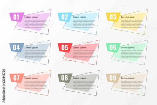 Infographic used for detailed reports of all 9 topics.