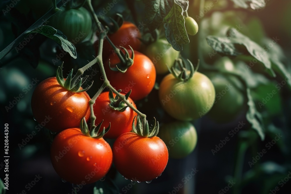 Tomato bunch organic. Generate Ai