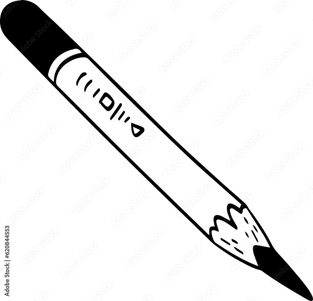 Pencil Vector Icon Isolated On Transparent Background. Pencil Vector Icon Isolated On Transparent Background.
