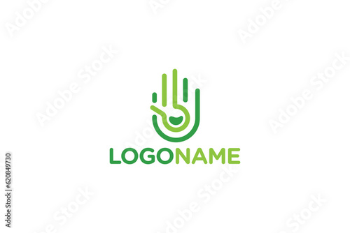 Palm Lab Logo Design - Logo Design Template	
