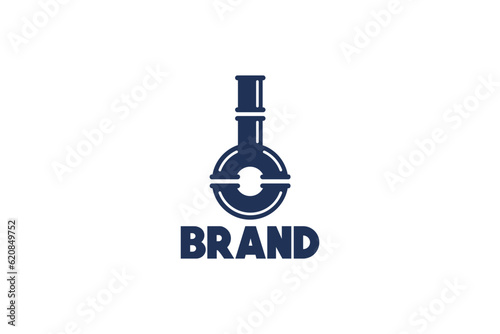 Pipe Lab Logo Design - Logo Design Template	
