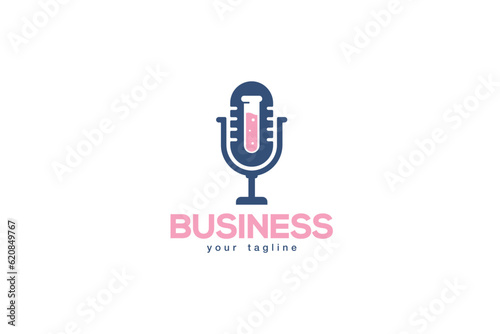 Chemistry Lab Logo Design - Logo Design Template	
