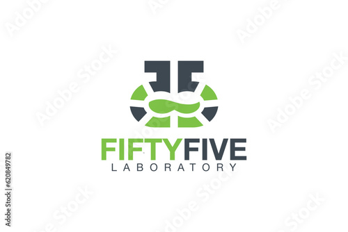 Five Lab Logo Design - Logo Design Template	

