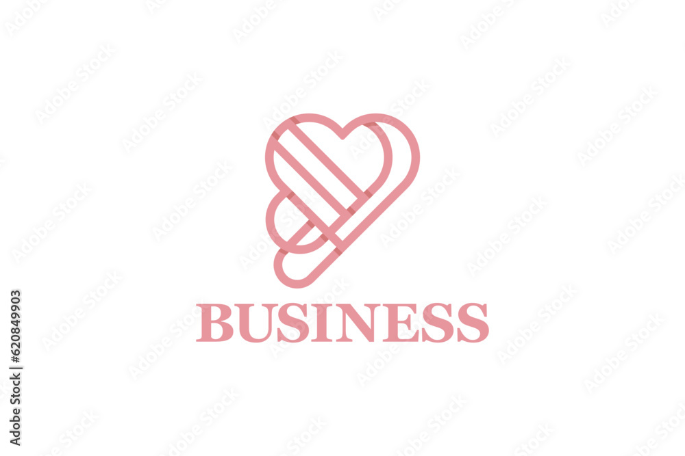 Heart Logo Design - Logo Design Template	
