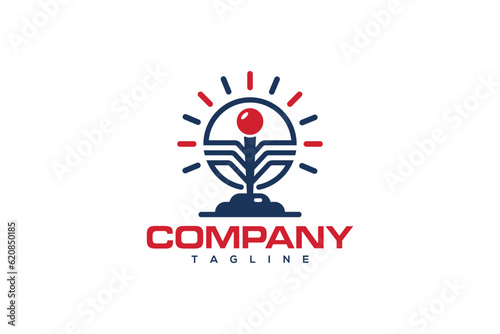 Creative logo design depicting a controller, designated for the gaming industry.	
