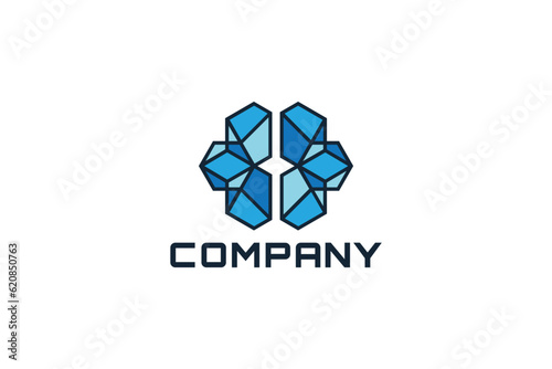Brain Logo Design - Brain Logo Design Template	
