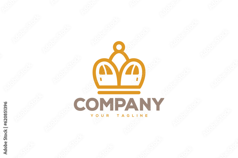 Crown Logo Design - Golden Crown Logo Design Template Crown Logo Design - Golden Crown Logo Design Template