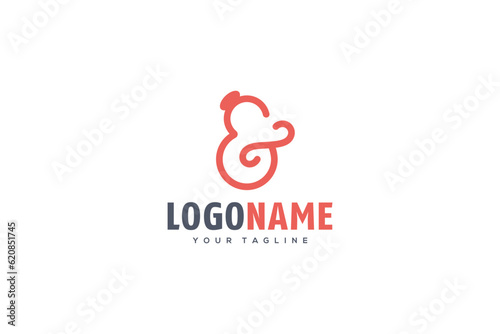 Mother and Child Logo Design - Logo Design Template	
