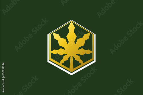 Cannabis Leaf Logo Design - Logo Design Template	
