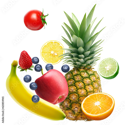 Fototapeta Naklejka Na Ścianę i Meble -  Different kind of fruits