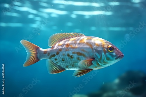 a beautiful fish in the water