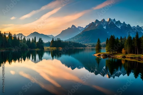 lake in the mountains © Ghazanfar