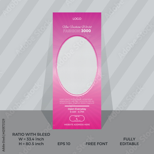 Elevate Your Style: Fashion Forward Roll Up Banners for Unforgettable Brand Presence.