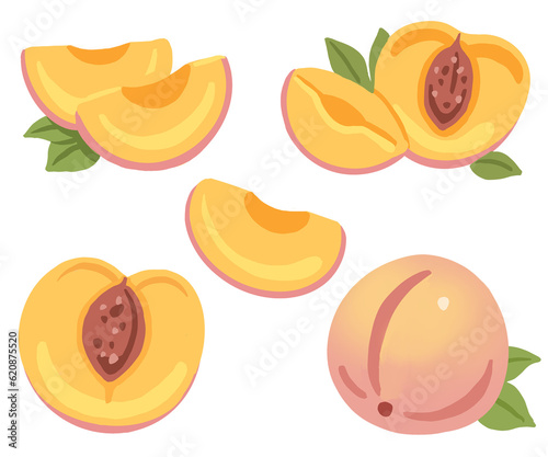 Set of Peach
