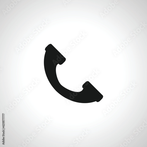 Phone call icon. handset icon