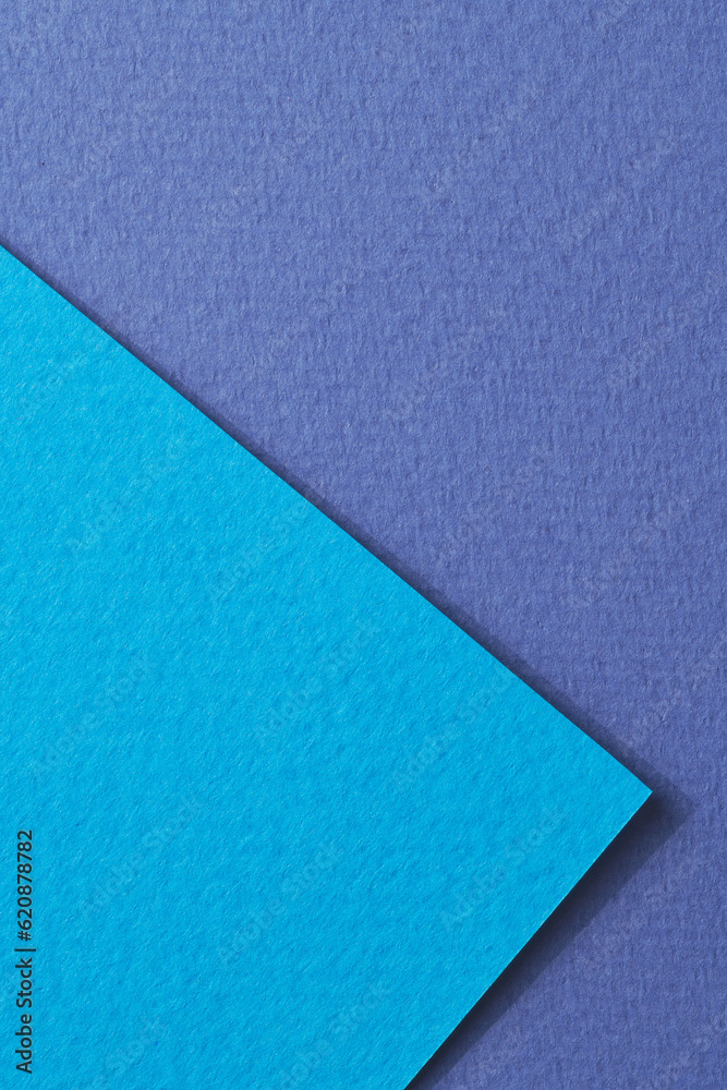 Rough kraft paper background, paper texture different shades of blue. Mockup with copy space for text. Rough kraft paper background, paper texture different shades of blue. Mockup with copy space for text.