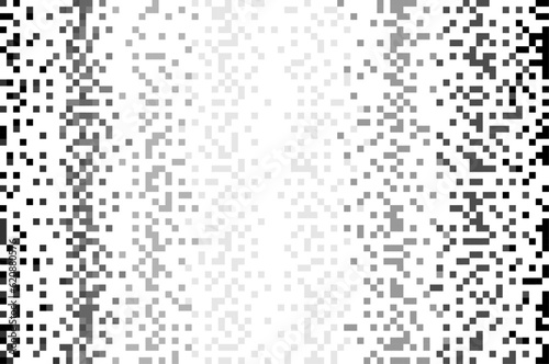 Pixel pattern. Abstract mosaic gradient design background. Monochromatic background. Vector illustration.