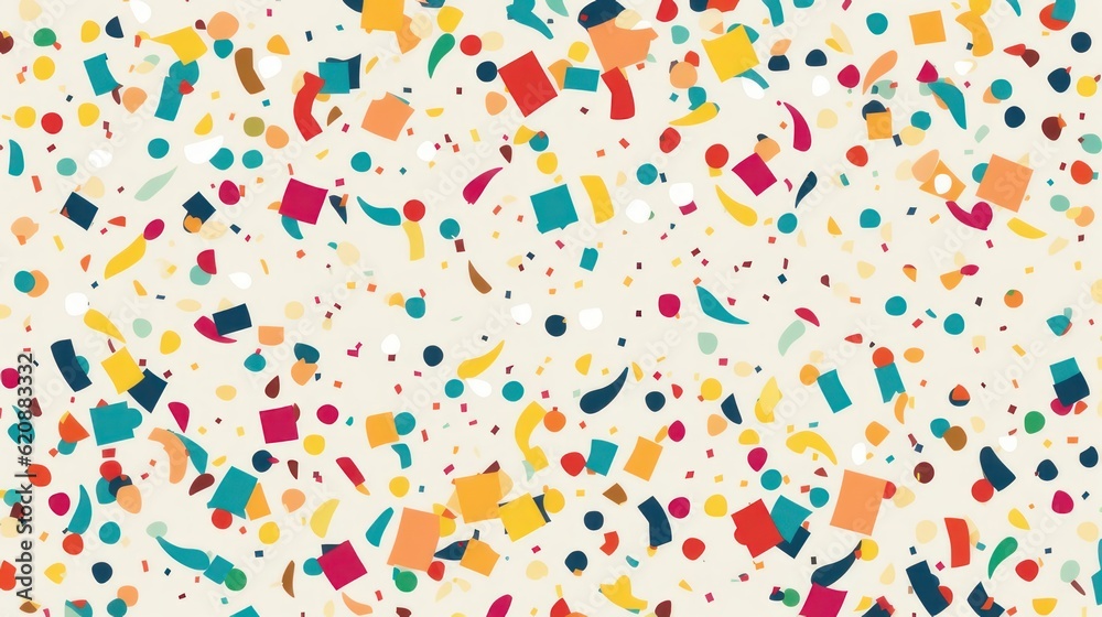 Background, colorful confetti. Background, colorful confetti.
