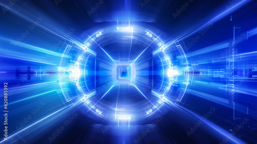 Panoramic high speed technology concept, light abstract background Panoramic high speed technology concept, light abstract background