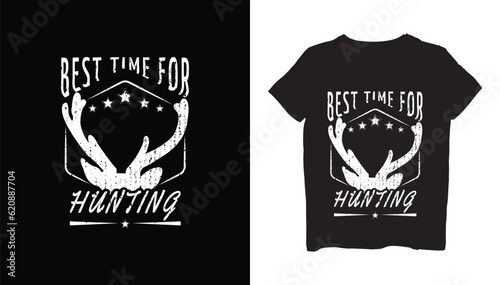 best time for hunting t shirt