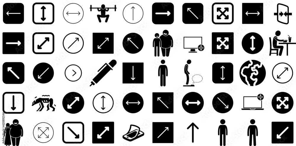 Pictogramme Rien Vecteur Stock Huge Set Of Thin Icons Pack Linear Cartoon Pictograms ...