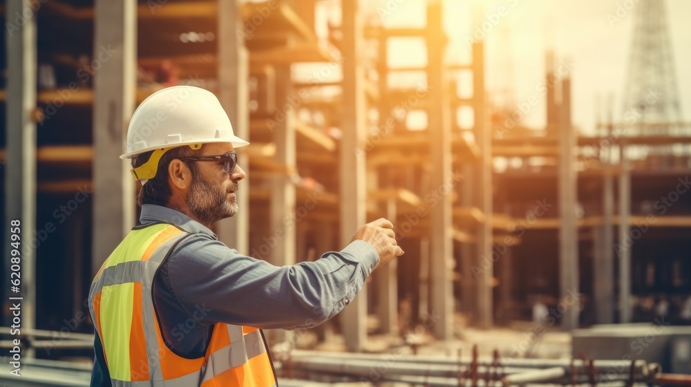 Civil engineer checking work at the construction site, Check drawing and business workflow of new structure building. Civil engineer checking work at the construction site, Check drawing and business workflow of new structure building.