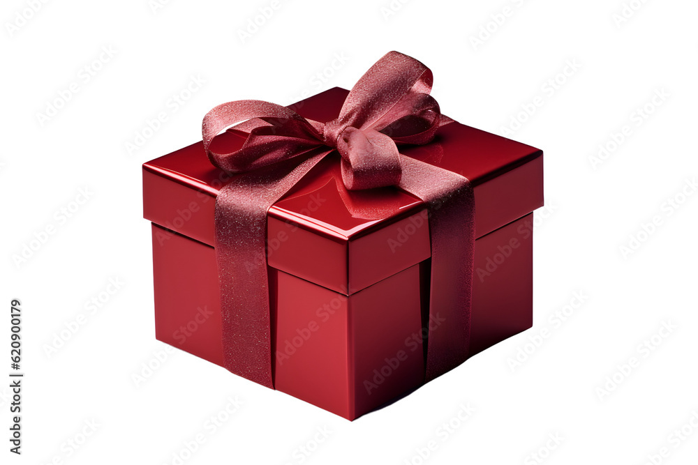 red gift box with ribbon bow red gift box with ribbon bow