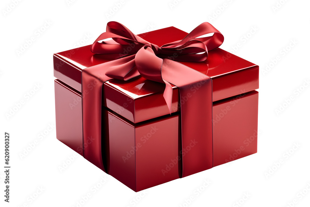 Obraz premium red gift box