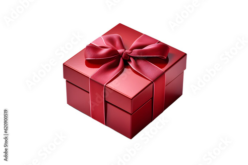 red gift box with ribbon © ITrWorks