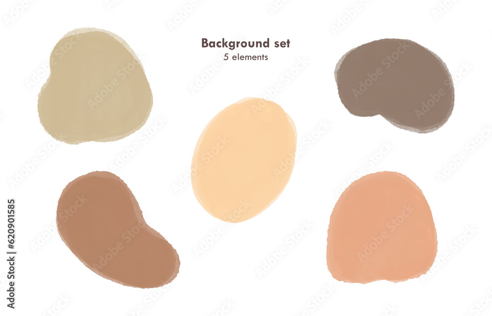 Background spots for collages for illustrations Background spots for collages for illustrations