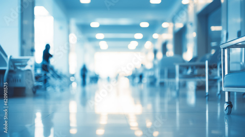 Wallpaper Mural Blurred interior of hospital - abstract medical background Torontodigital.ca