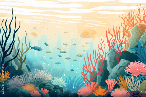  under the sea background for conference