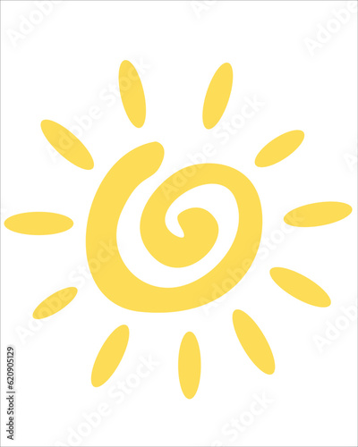 Sunshine smile Pattern, Yellow sunshine white Backgrounds, Good morning sunshine, Hello Sunshine Wallpaper Love Cards Vector Stock Vector Illustration.
