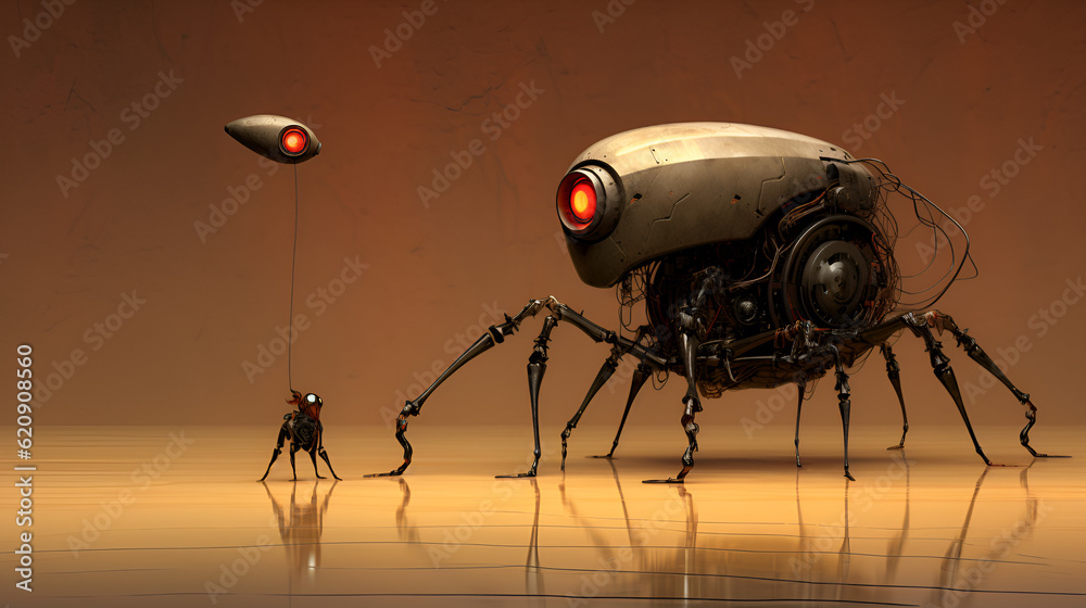 3d render of a robot in a background 3d render of a robot in a background