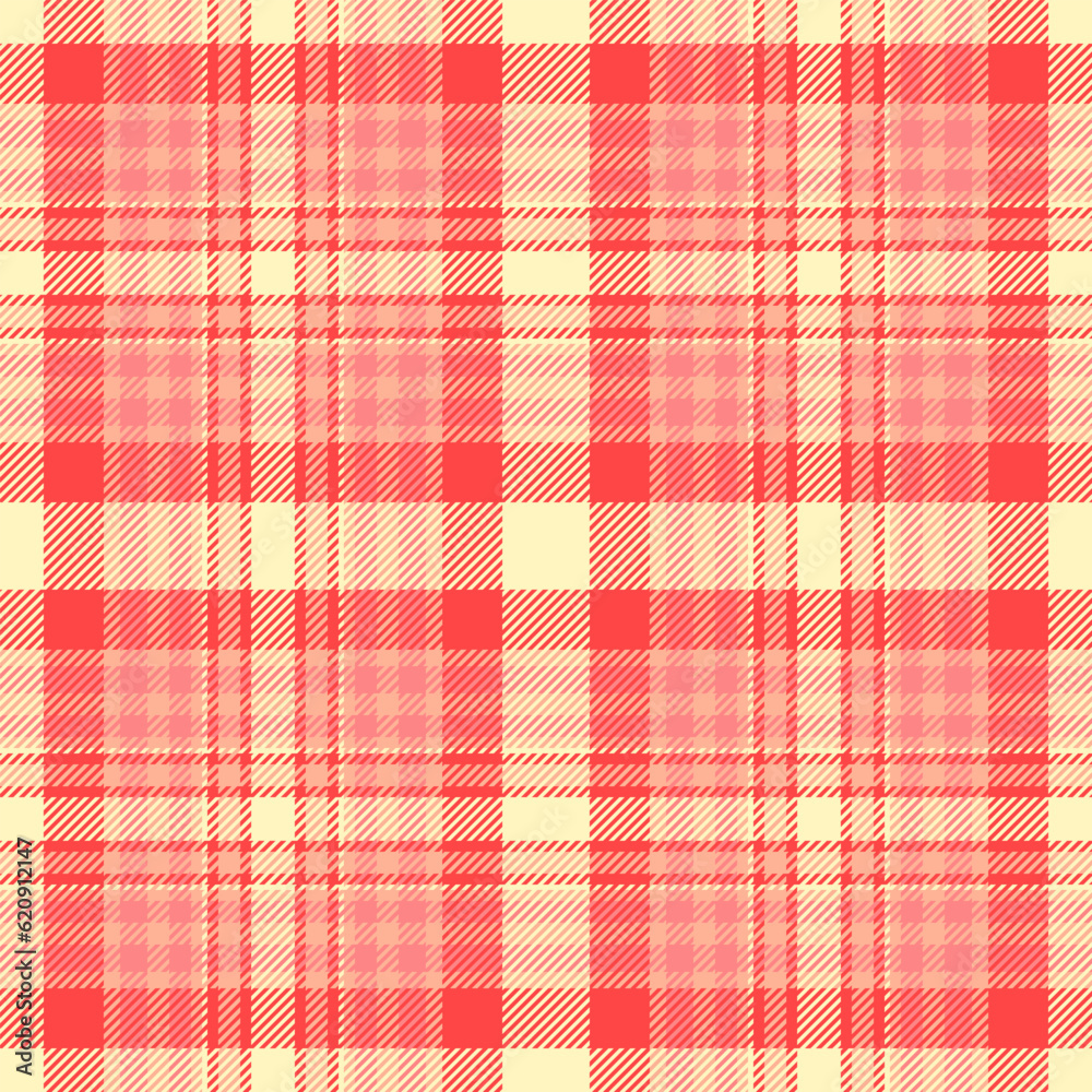 Seamless background vector of texture plaid tartan with a pattern check fabric textile.