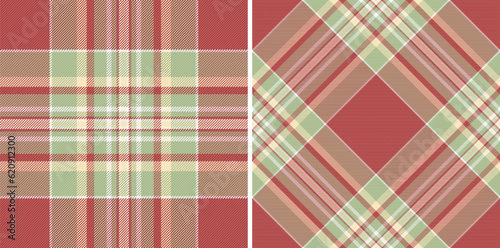Vector check background of plaid tartan textile with a pattern seamless fabric texture.