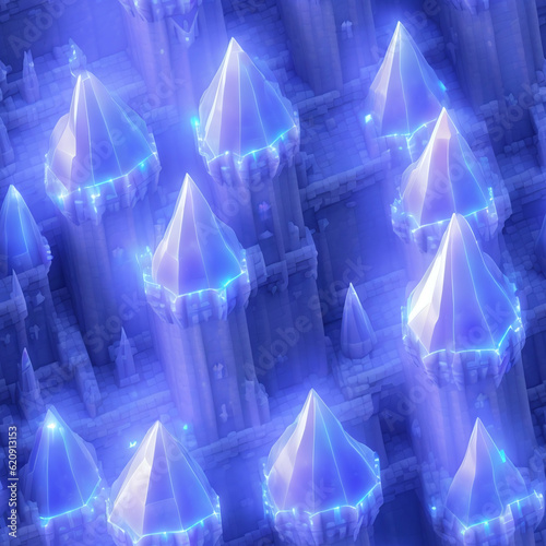 Crystalline Endless backgro...