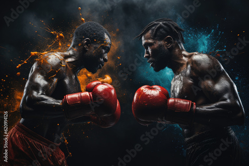 Generative AI - Unleashing the Spirit of Boxing: Strength, Power, and Determination © Ezio Gutzemberg