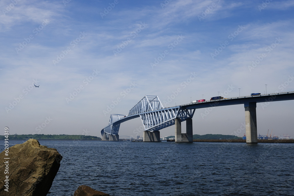 Fototapeta premium 朝の東京湾ゲートブリッジ